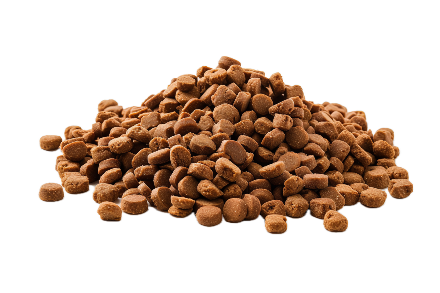 ai-generated-pile-of-dry-dog-food-kibble-free-png